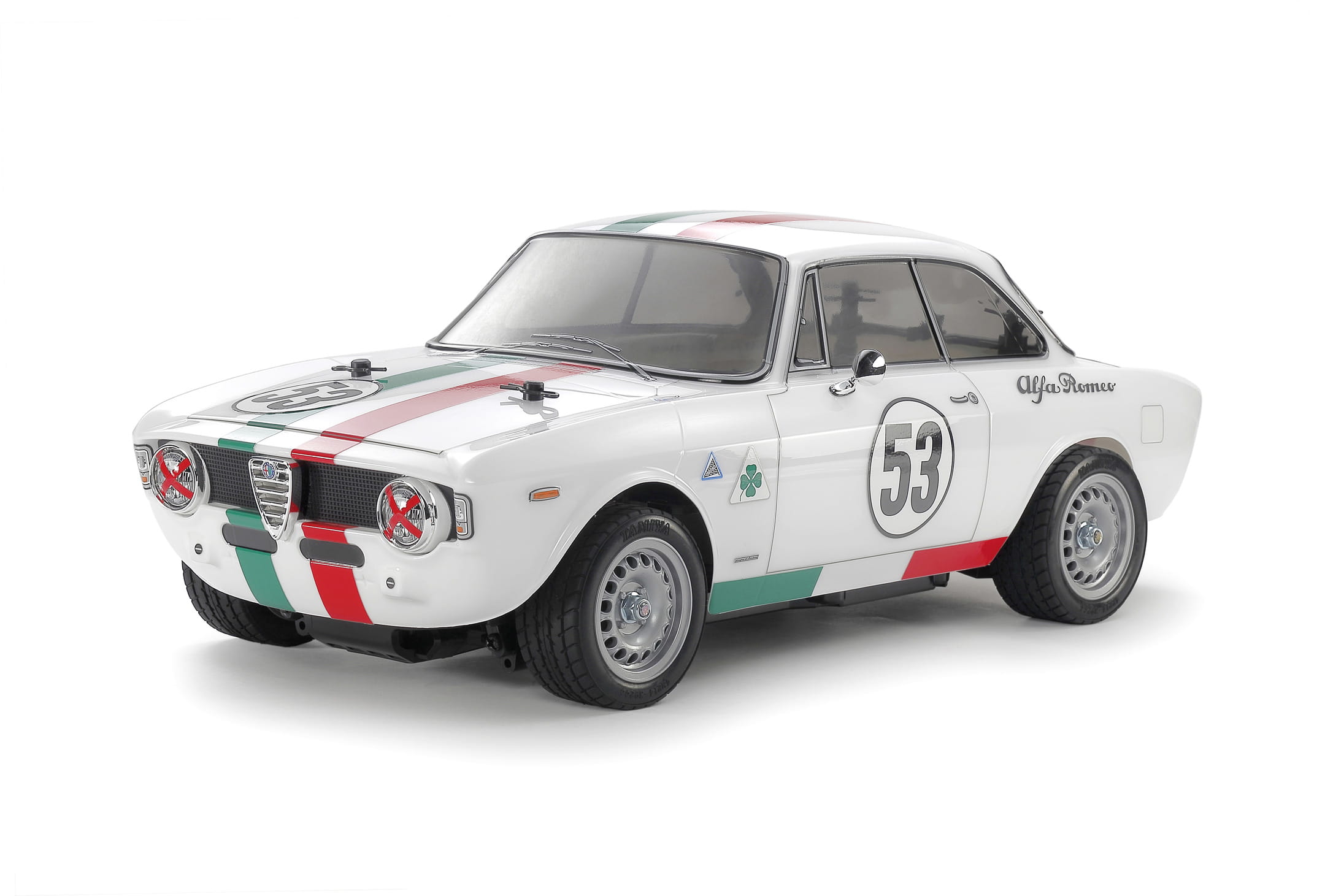 Tamiya RC Alfa Romeo Giulia Sprint Club Sport MB-01 1:10 Bausatz Lack. Lim. Edition