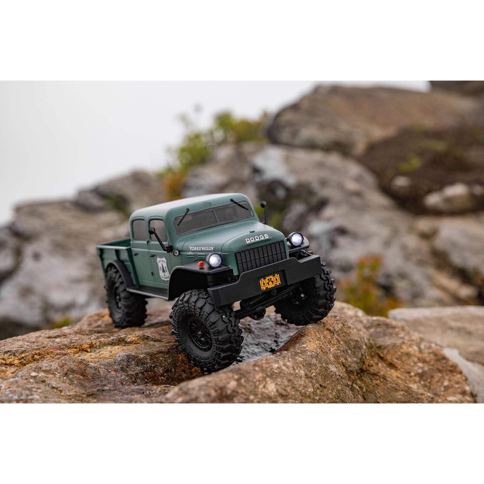 Axial RC Rock Crawler SCX24 1940 Dodge Power Wagon grün 1:24 4WD RTR