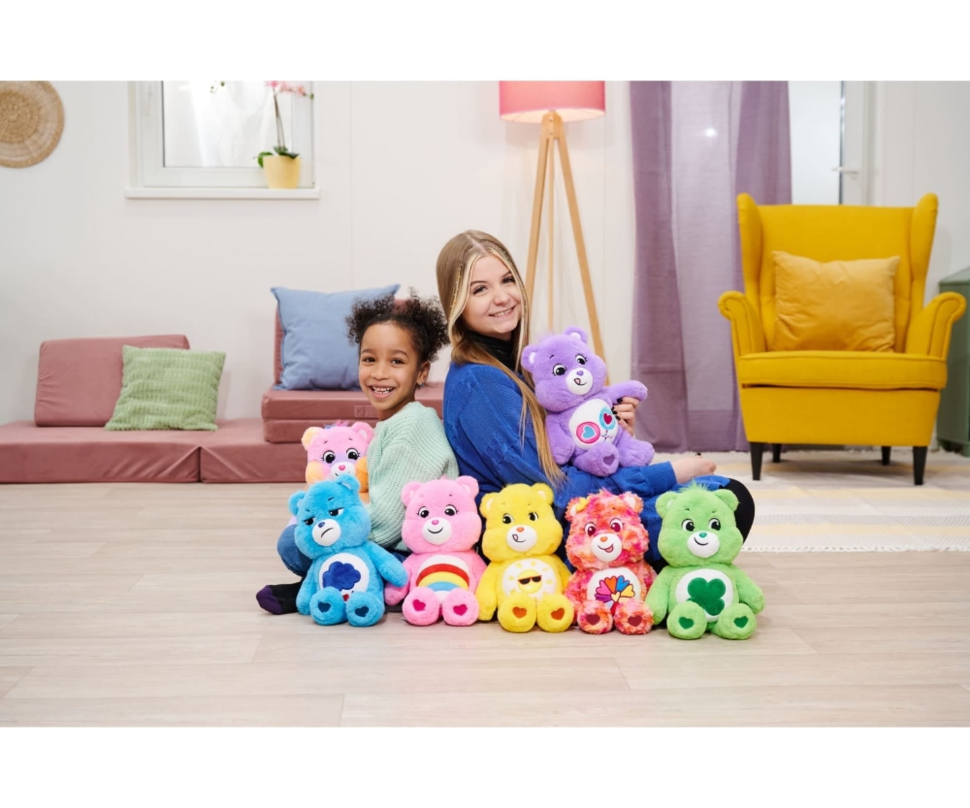 Peluche Care Bears – Ours Soleil 35 Cm, Tout Doux Dès La Naissance (cadeau Parfait)