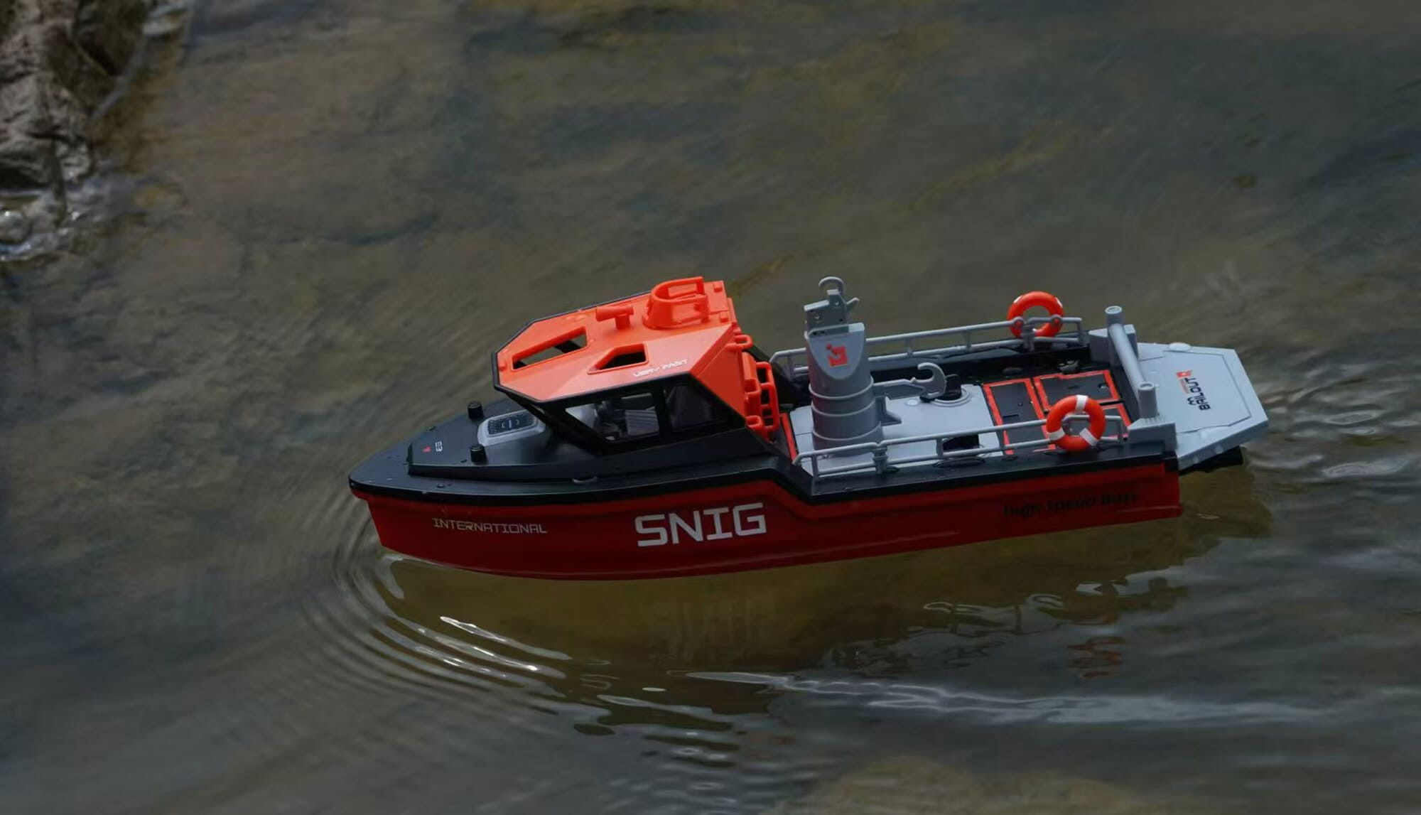 Amewi Snig RC Rettungsboot Brushless mit Jetantrieb RTR 320mm