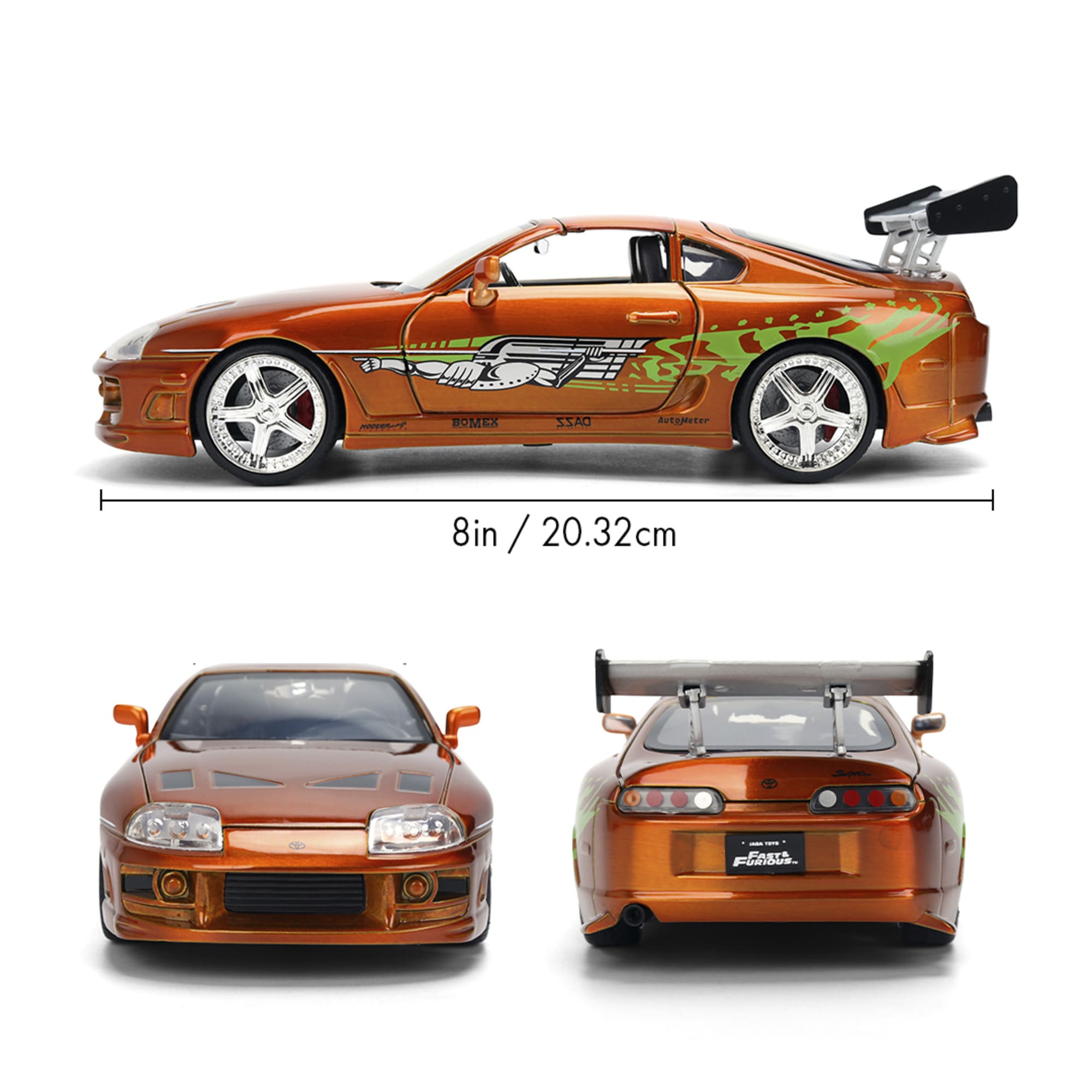 Jada Toys Fast _ Furious 25th Anniversary Toyota Supra 1_24 Orange