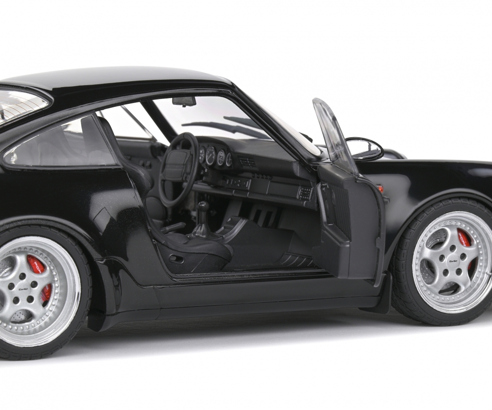 Solido Modellauto Porsche 911 964 Turbo 1_18 in Schwarz 1993