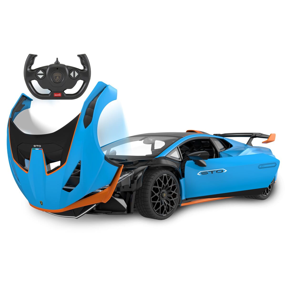 Jamara Lamborghini Huracán STO 1:14 blau 2,4GHz Tür manuell