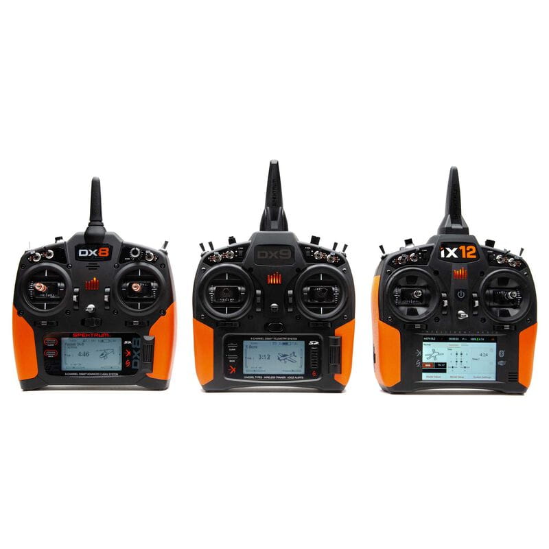 Spektrum Orange Grip Set w/ Tape: DX6G2/3 DX8G2
