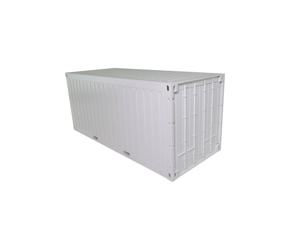 Thicon 1_14 20-feet Container mit Tuer aus Kunststoff weiss_ Bausatz - RC-Zubehoer
