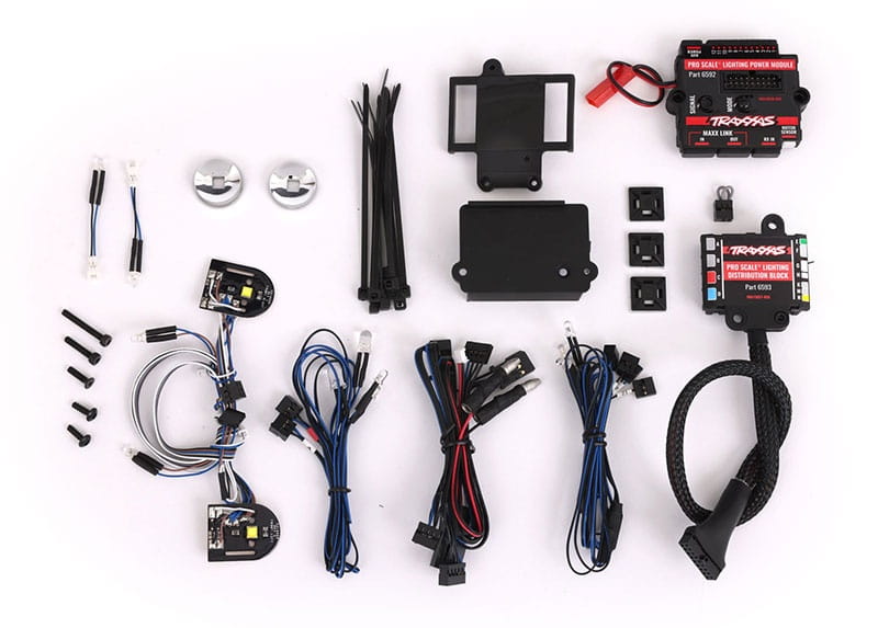 Traxxas Pro-Scale LED Licht-Set komplett mit Power-Modul Traxxas Pro-Scale LED Licht-Set komplett mit Power-Modul - RC-Zubehoer
