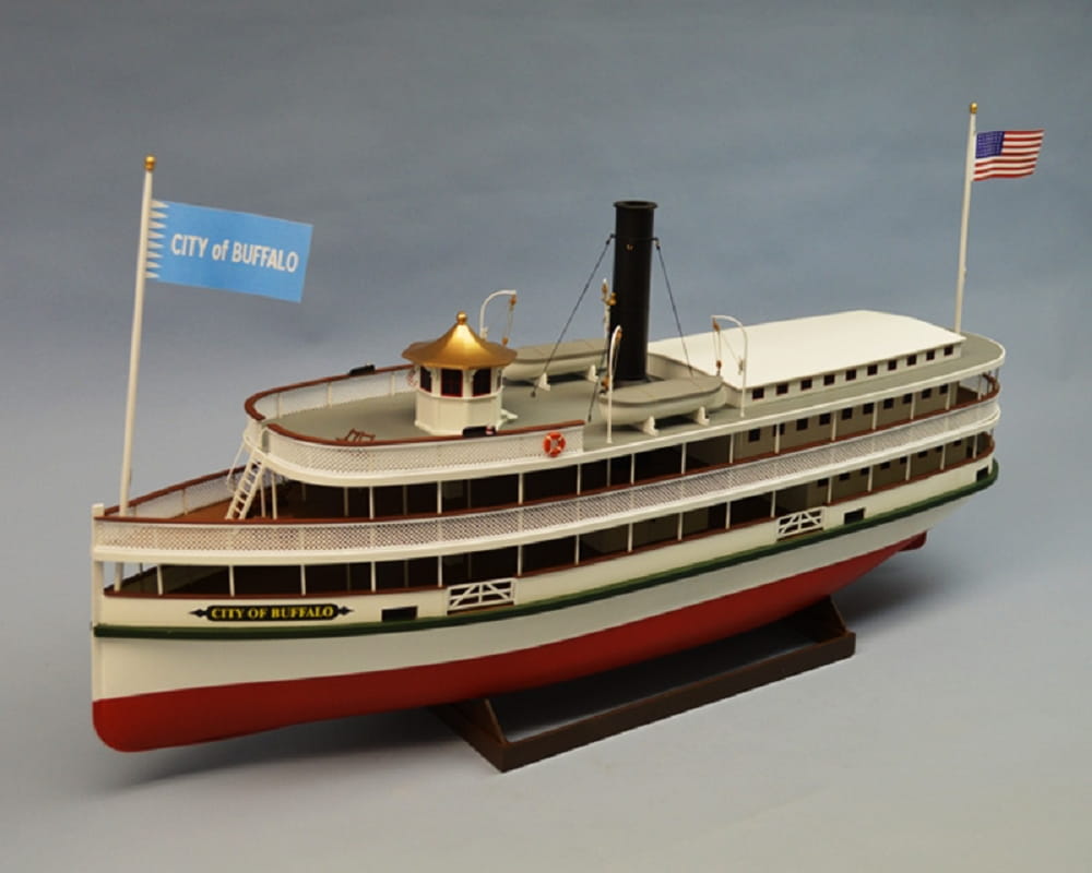Dumas Boats RC Boot Dampfschiff City of Buffalo Steamboot 1:48 Bausatz