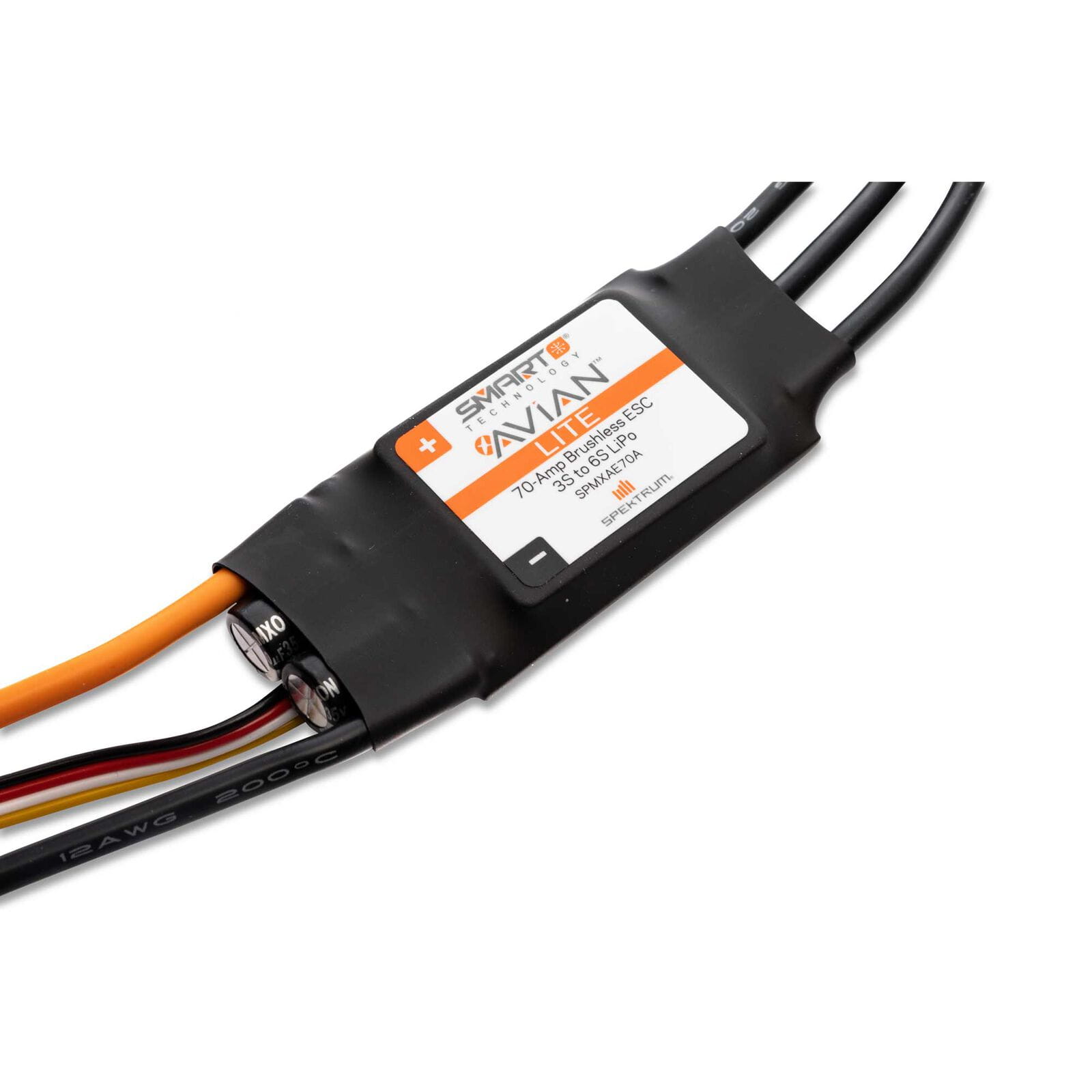 Spektrum Avian Regler Lite 70-Amp Brushless Smart ESC, 3S-6S IC5