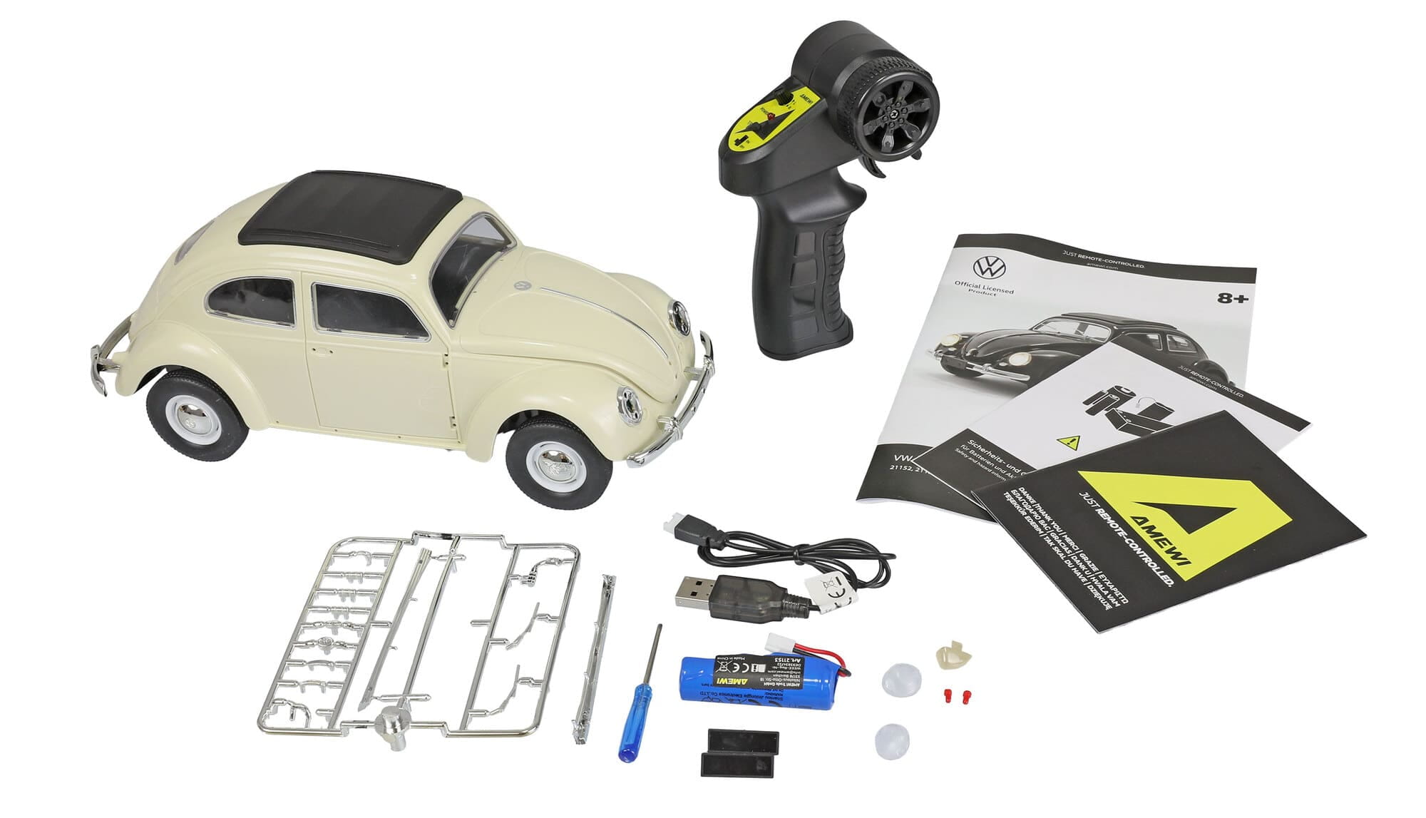 Amewi VW Typ 1 1950 Brezelkaefer 1_16 RTR RC Auto Beige