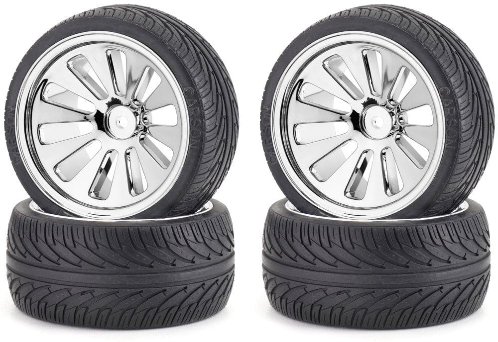 Carson On-Road Reifenset CV-10B Für Stormracer etc Carson On-Road Reifenset CV-10B Für Stormracer etc