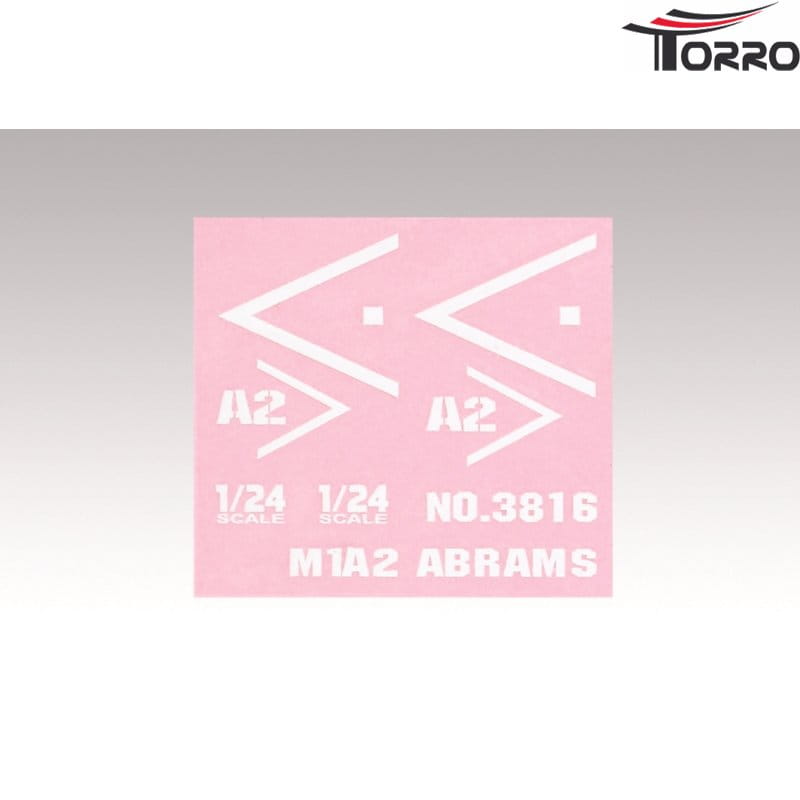 Torro Panzer Abrams M1A2  1_24 - Ersatzteil - Aufkleber-Set _ Decals - RC-Zubehoer