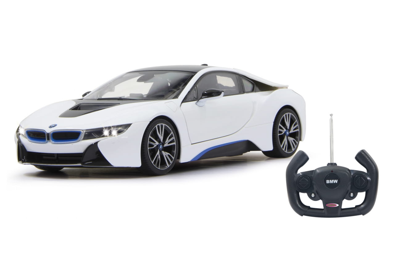 Jamara BMW I8 1:14 weiß Tür fernbedienbar 2,4Ghz