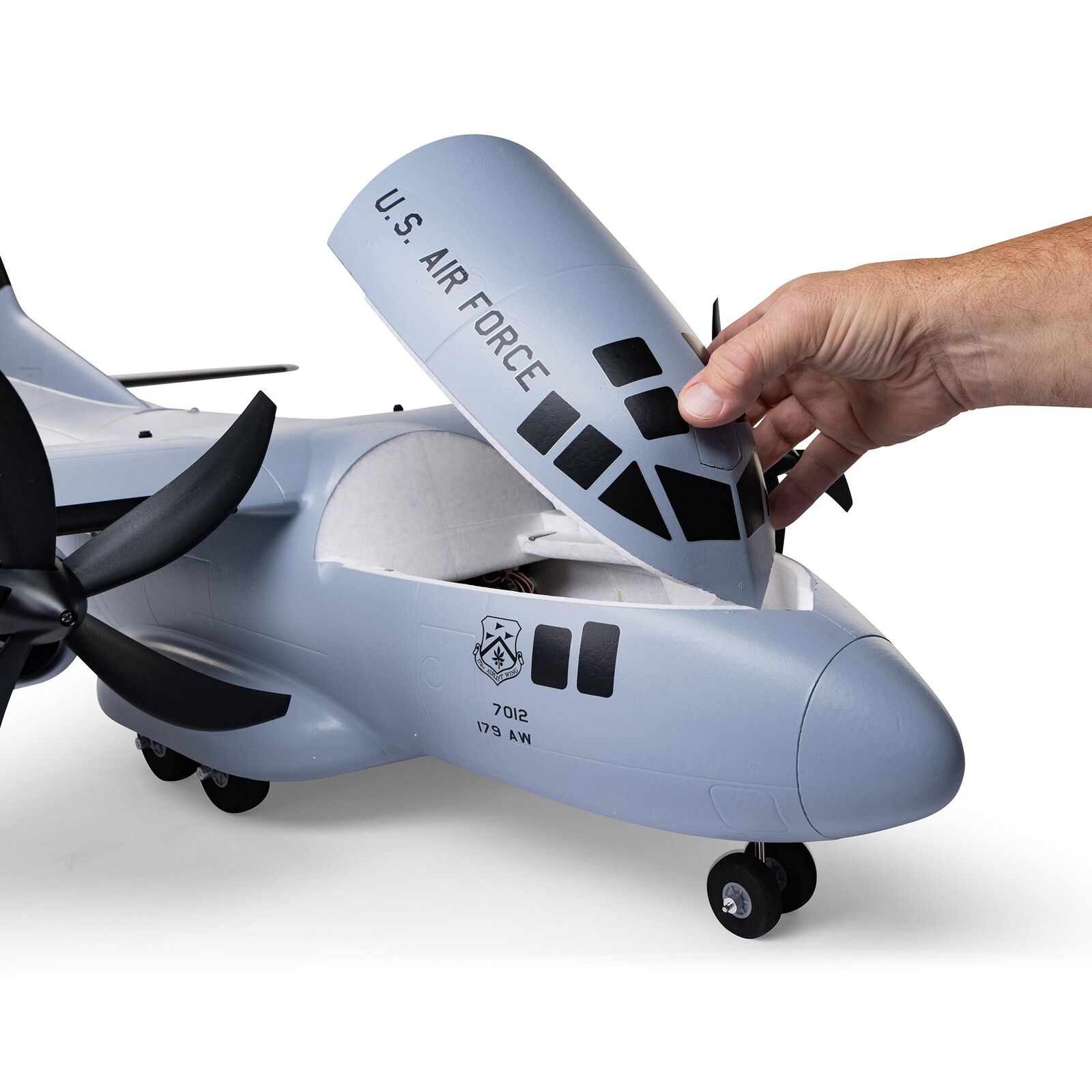 E-flite EC-1500 Twin RC Flugzeug mit AS3X und Smart-Technologie_