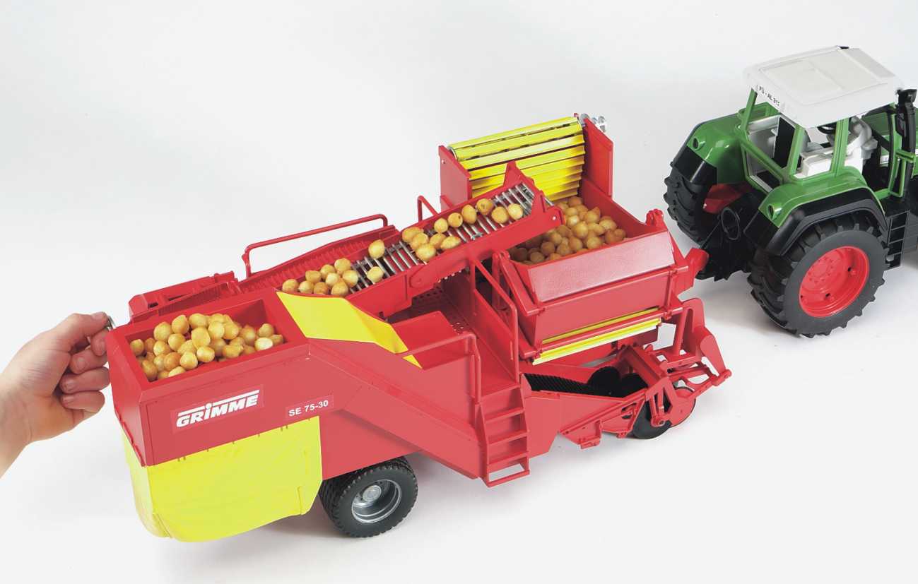 Bruder Grimme SE75-30 Kartoffelvollernter mit Kartoffelimitaten