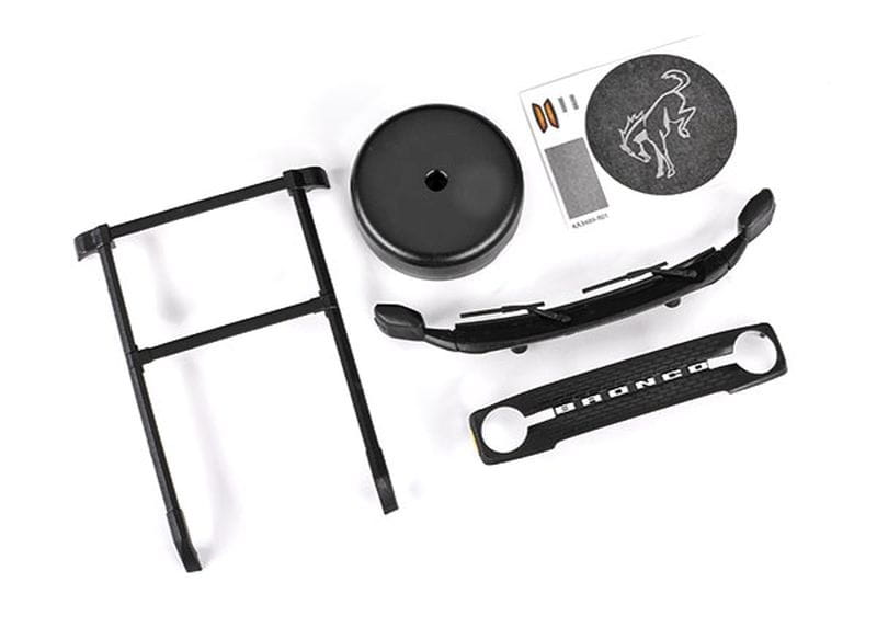 Traxxas Dachtraeger_ Reifen Cover_ Verkleidung_ Grill fuer 9711 - RC-Zubehoer