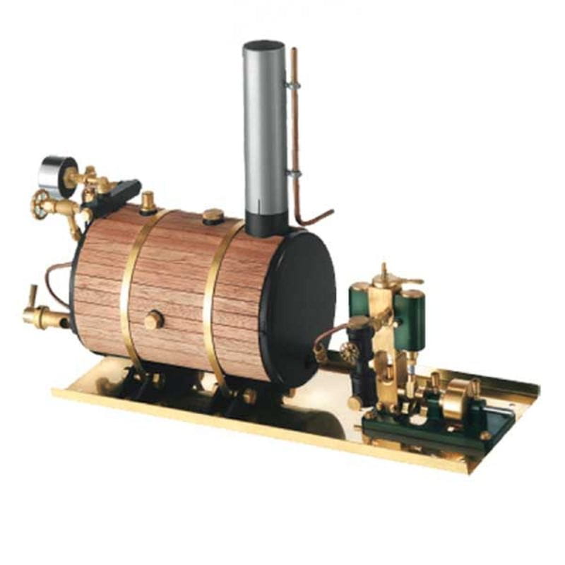 Krick Victor Dampfmaschine liegender Kessel