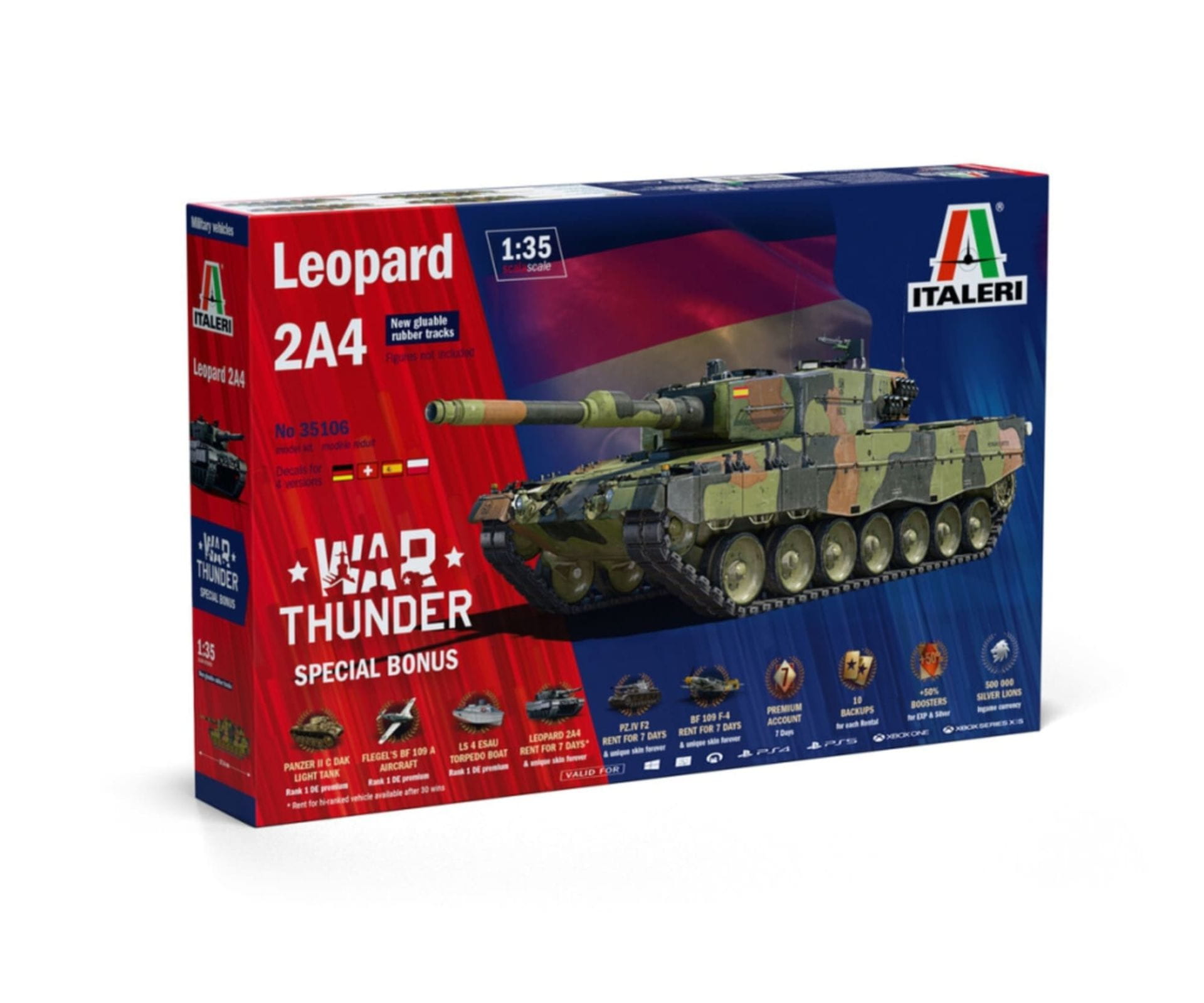 Italeri 1:35 Leopard 2 A4 War Thunder