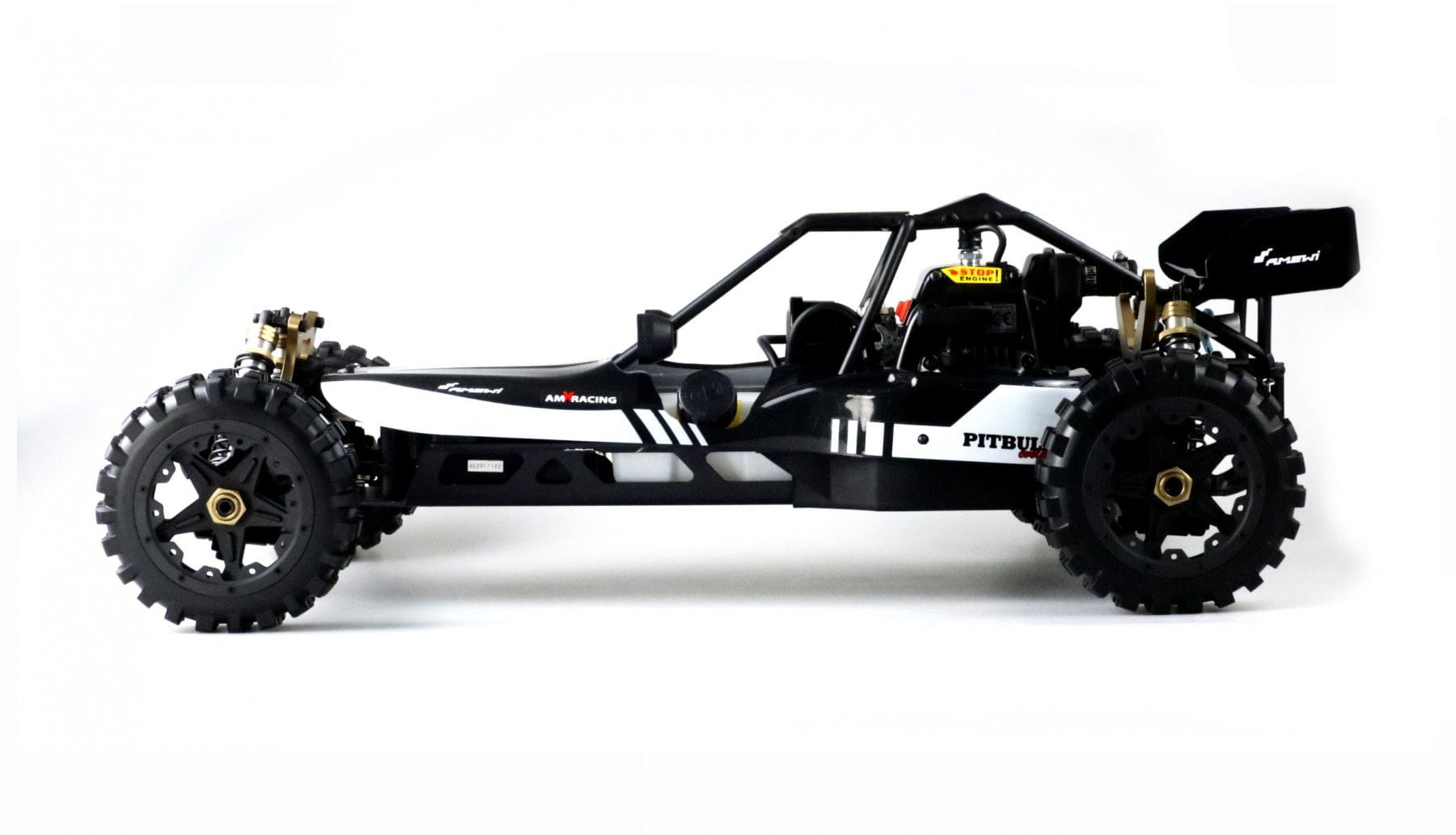 Amewi Pitbull 22060 – Buggy RC 1/5 – Moteur 30 Cm³ – 2,4 GHz – 2WD – Châssis CNC – Engrenages Acier